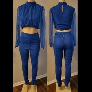 Life of the Party 2pc Set (Royal Blue)